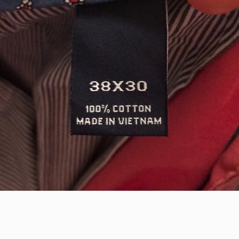 Cremieux Madison salmon chino pants casual size 38X30